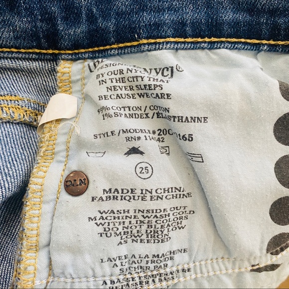 Blank NYC Unfaithful Distressed Vintage Denim Skirt 25 XS - Picture 5 of 7